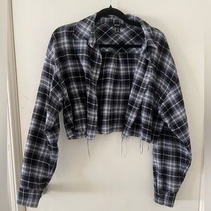 Cropped flannel
